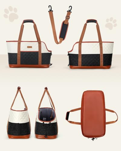 Lekespring Hundetasche für Kleine Hunde 5kg, Tragetasche Katze Hundetragetasche Leichte, Hundetransportbox Dog Carrier Bag