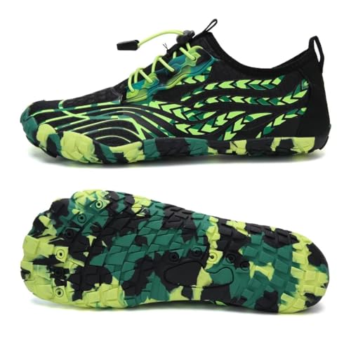 Image of Water Shoes for Men Barefoot Quick-Dry Aqua Sock Outdoor Athletic Sport Shoes for Kayaking, Boating, Hiking, Surfing, Walking