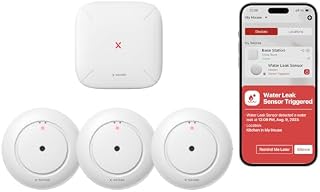X-Sense Wi-Fi Water Leak Detector SWS54 (3 + base station)