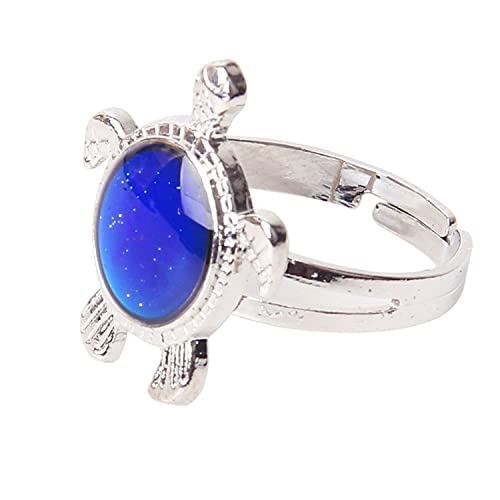 Generic 1 Pcs Adjustable Turtle Shape Mood Color Change Ring Nice - Main Image