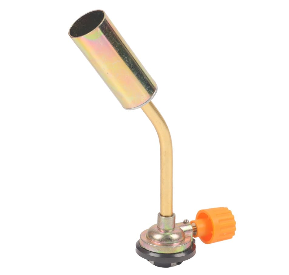 Cabezal de soldadura de butano, cabezal de soldadura de cilindro de gas giratorio portátil, forma e intensidad de llama ajustable, utilizado para barbacoa y soldadura, antorcha de butano para carbón y