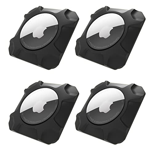 GUANZHI for Airtag Holder Strong Case Stick-On Mount Protective Pasteable