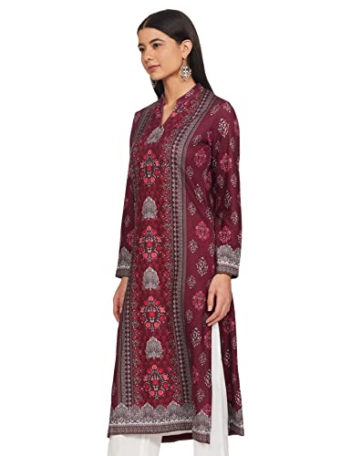 Image of BIBA Women's Synthetic Kurta