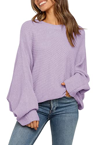Image of Mafulus Womens Oversized Sweater Fall Winter Slouchy Pullover Jumper Tops