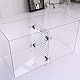 QoTang Aquarium Trennwand,Fisch Tank Teiler Acryl Aquarium Tank Trennung Fischseparator Fischseparator Aquarienabscheider Transparente Platte mit 8 Saugnäpfen (25x30 cm)