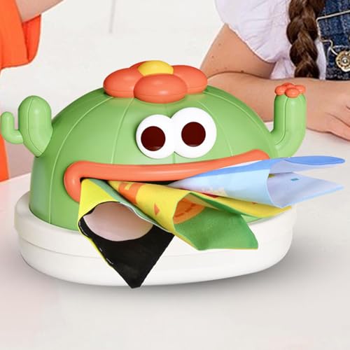 Boîte de tissus de traction sensorielle bébé 0-2 ans crinking paper box - 3