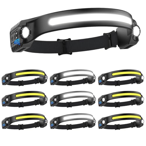 Image of ZioeYiue Headlamp Rechargeable 10P, 230Wide Beam LED Head Lamp for Adults