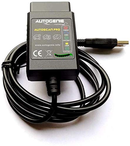 bestbeans BK-AS-PR Autogenie Autoscan Pro OBD2-Dispositivo de diagnóstico de Errores para Coche, escáner de código de Bus EOBD