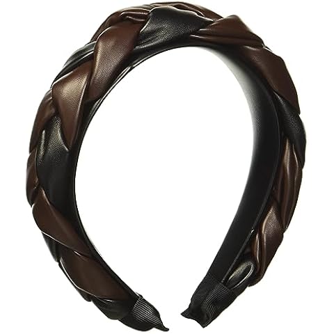 Mud Pie Braided Leather Headband Cover