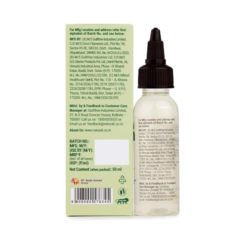 Image of Naturali Anti-Dandruff Scalp Serum With Sage, Tea Tree Oil & Salicylic Acid | Reduces Dandruff Flakes | Prevents Recurrence of Dandruff | Soothes Itchy Scalp | Paraben-free | Best Anti-dandruff Serum | 50ml