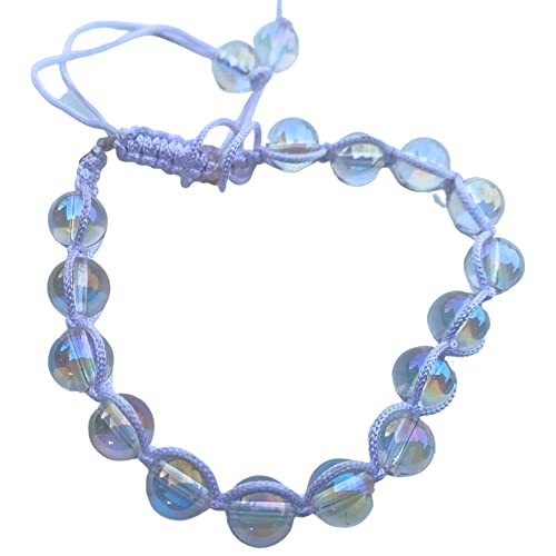 Image of Apnisanskriti Premium Lab Certified Round Crystal Gem Stone Beads Bracelet (8mm, AAA Quality, Free Size)