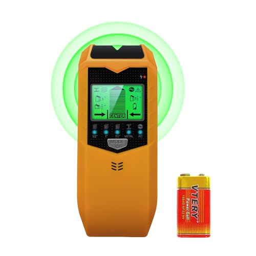 Mocita Stud Finder Wall Scanner 5-in-1 with Live Wire Detection