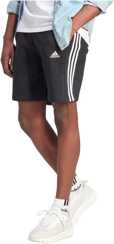 orange 3 stripe adidas shorts