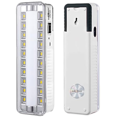 Image of Pick Ur Needs Rechargeable Home Emergency Tube +10 SMD LED Floor Lantern Lamp Light (White)