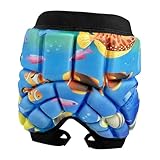 Menolana Hip Protection Pad Padded Shorts Portable Comfortable Cushion Protective Hip Protector for Roller Cycling Snowboarding Skiing, M Teenager