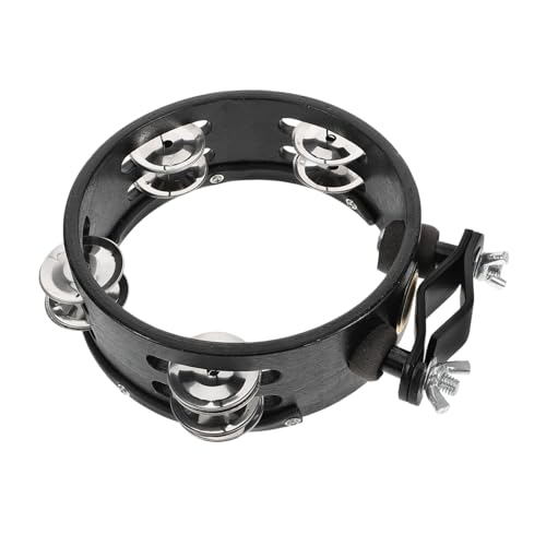 Levemolo Double Row Hihat Tambourine Hand Bell Instrument Drum Set Accessory Small Bells