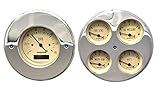 Dolphin Gauges 1947 1948 1949 1950 1951 1952 1953 Chevy Truck 5 Gauge Rear Mount Dash Cluster Panel Set Programmable