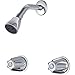 GLOBE UNION F20K1101CP-JPA3 2 Metal Handle Compression Shower Faucet Chrome
