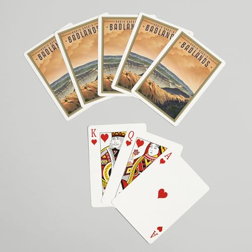 Baraja de Poker Lantern Press Badlands 52 Cartas miniatura 7
