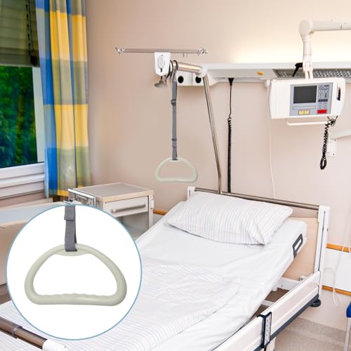 HENGBIRD Bettgalgen Handgriff – Extra Breite 30cm, Ergonomisch Geformt & Rutschfest, Höhenverstellbarer Bettgriff mit Verstellbarem Riemen für Mehr Sicherheit und Komfort im Alltag