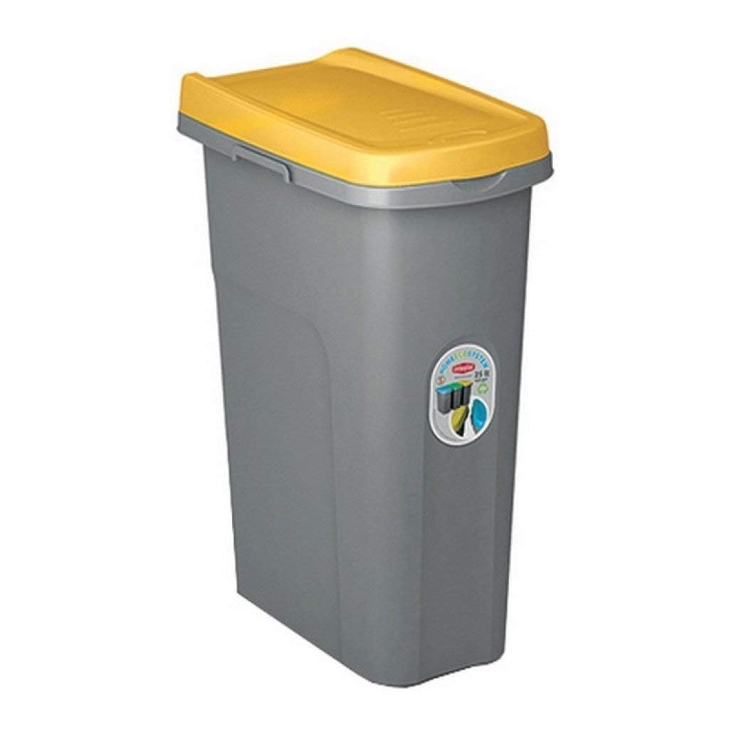 Stefanplast Poubelle, Jaune, 25 Lt