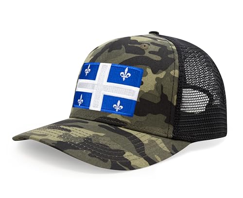 Image of International Tie State Hat for Men and Women, Adjustable Snapback Trucker Baseball Cap with Embroidered Patch