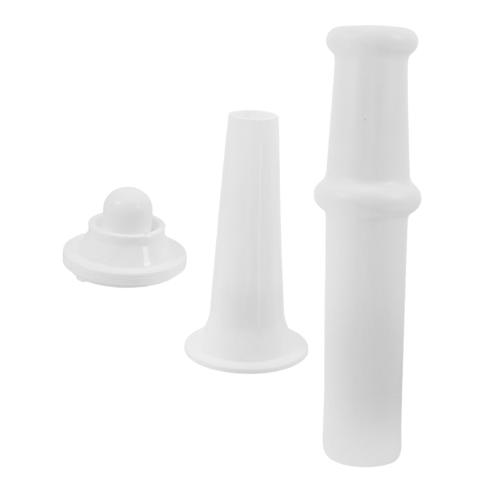 SOLUSTRE 1Set Plastic Meat Grinder Accessories Sausage Stuffer Kit with Funnel and Tamper for Efficient Meat Grinding Quick Cleaning Compatible with Meat Grinders