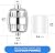 Shower Filter 20 Stage Showerhead Filter for Hard Water Shower Water Filter with 2 Replaceable Filter Cartridges for Removing Chlorine Fluoride, Polished Chrome