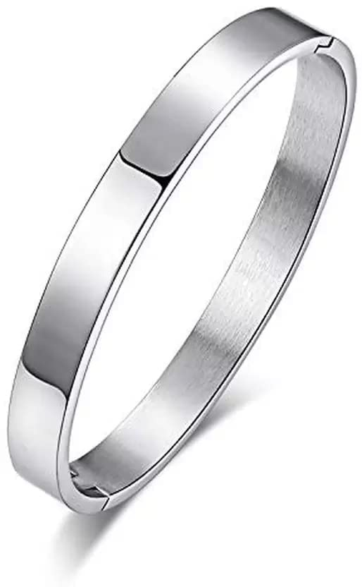 Soni Jewellery Mens Fashion Jewellery High Polished Stylish Stainless Steel Full Kada Style Bracelet For Boys and Men (B0C2PX1ZF5) Amazon Price History, Amazon Price Tracker