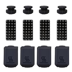 HIKUDIY Compatible with Snapmaker U1, 4PCS Silicone Sock + 4PCS Nozzle Brush + 4PCS Nozzle Anti-Leak Pad, Hotend Maintenance Kit, 3D Printer Replacement Parts