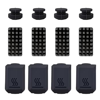 HIKUDIY Compatible with Snapmaker U1, 4PCS Silicone Sock + 4PCS Nozzle Brush + 4PCS Nozzle Anti-Leak Pad, Hotend Maintenance Kit, 3D Printer Replacement Parts