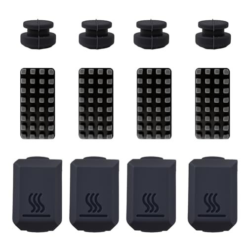 HIKUDIY Compatible with Snapmaker U1, 4PCS Silicone Sock + 4PCS Nozzle Brush + 4PCS Nozzle Anti-Leak Pad, Hotend Maintenance Kit, 3D Printer Replacement Parts