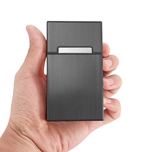 3pcs Lightweight Aluminium Cigarette Case Gray