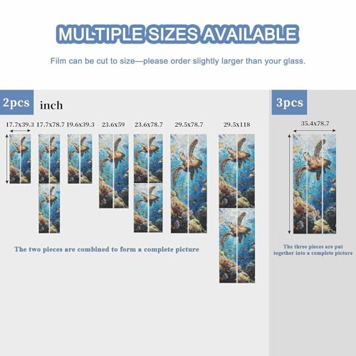 Película para Ventana Decorativa Protección Privacidad 29.5x78.7" miniatura 5