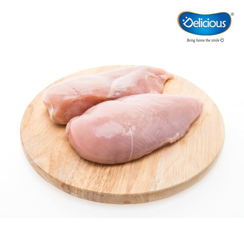 Image of Elicious Chicken Breast Boneless Fillet 1 Kg| Boneless | Skinless | Antibiotic-Residue-Free | Fresh | Never Frozen