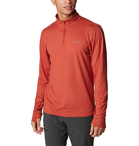 スリビア Amazon.com: Columbia Men's Tech Trail 1/4 Zip, Warp Red, 1X Big