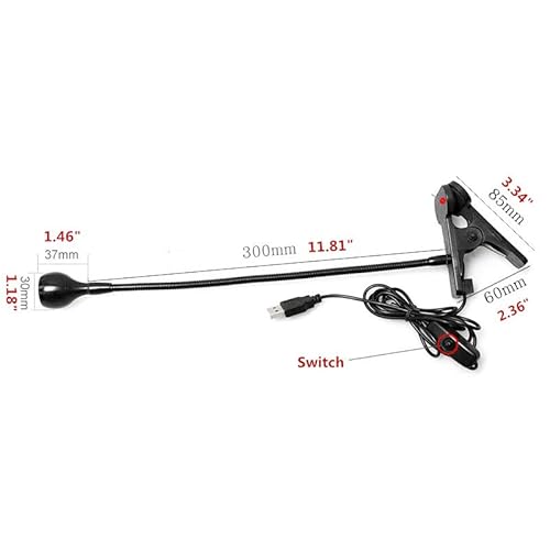 Bovmics Usb 3W Led Uv Ultraviolet Phone Glue Curing Lamp,Uv Led Nail Lamp For Gel Nails,Portable Clamp Flexible Desk Lamps For Mobile Repair,Plug And Play Silver #TOP2