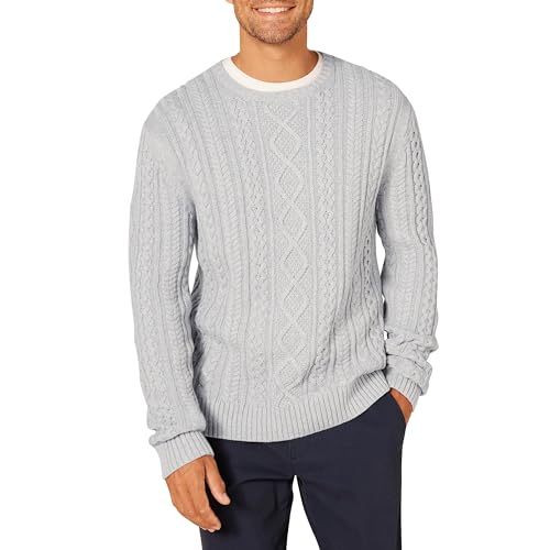 Amazon Essentials Herren Pullover mit Langen Ärmeln und Rundhalsausschnitt...