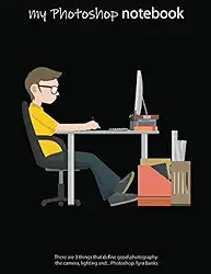 Notebook: Photoshop Editor, Lined, Soft Cover, Letter Size (8.5 x 11 inches) – Large format tool for your ideas and projects: Men`s and Women`s Photoshop editor artist journal & diaries in classroom