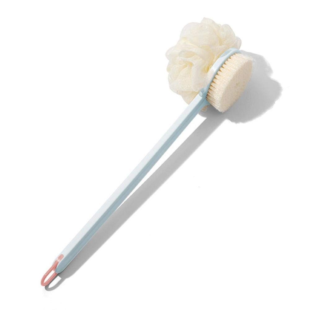 Cepillo de Ducha Cepillo de baño de cerdas Suaves de Mango Largo Cepillo de baño Multifuncional Espuma Rica Suave y no daña la Piel Cepillo de Fregar Cepillos de Ducha para el Cuerpo (Color: