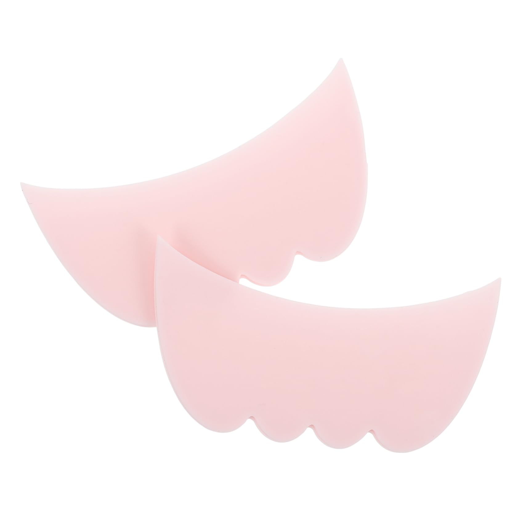 Baluue Mascara Eyeliner Guard Tool 2pcs Silicone Eyelash Makeup Assistant Lash Separator for Clean Application