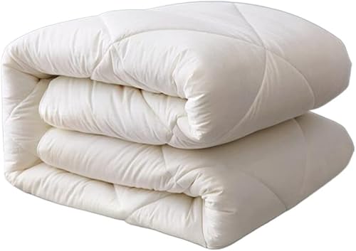 MJWDP Soybean Fiber Spring and Autumn Quilt Core Double Winter Quilt Four Seasons Universal Home Textile Quilt Core (Color A, Size 200x230cm 3KG)