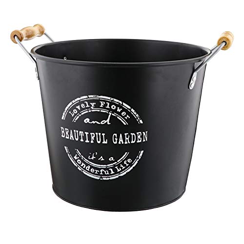 ベストコ 鉢カバー ボタニカルインテリア バスケット NE-158 S ブラック