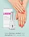 Barielle Clearly Noticeable Nail Thickener, Top Coat Instantly Thickens Nails Up To 50%, Perfect for Damaged Nails, Quick-Drying, Heals Cracked, Split, or Peeling Nails, Promotes Nail Growth, .5 Ounce
