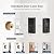 Smart Door Lock,Keyless Entry Door Lock for Front Door,Security Smart Deadbolt with Touchscreen Keypad,App Remote Control Fingerprint