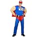 Widmann - Kostüm Super Bier Mann, Muskeloverall mit Umhang, Gürtel mit Dosenhalter, Basecap, Karneval, Mottoparty