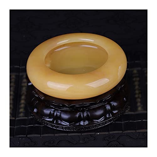 Decoración de escritorio El cenicero de jade es un buen regalo for muebles del hogar, sala estar, decoración dormitorio, cigarrillos oficina, cigarros, naranja Oficina