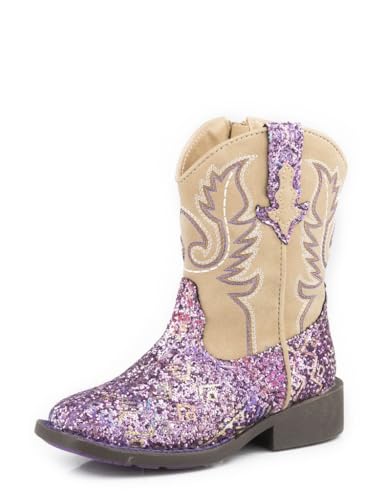 ROPER Girl's Glitter Aztec (Toddler) Western Boot