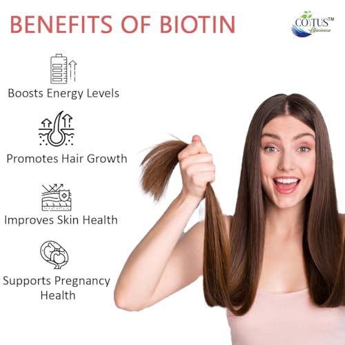 Image of Coitus Biotin Tablets for Hair, Skin & Nails - 1000 mcg Biotin Helps in Hair fall Control | For Men & Women | 30 Tablets