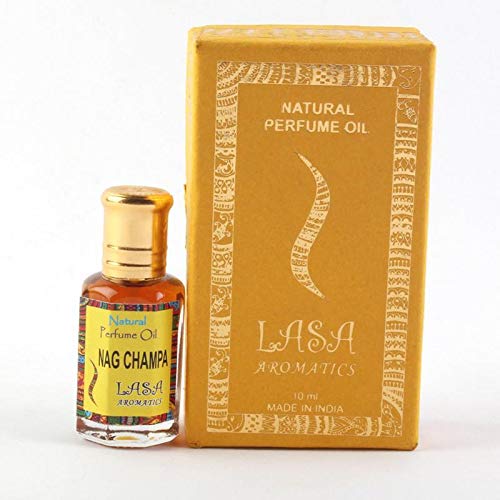 Lasa Aromatic Natural Perfume Oil Nag Champa Fragrance 100% Pure and Natural - 10 ml